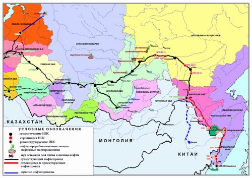 Карта ярактинского месторождения